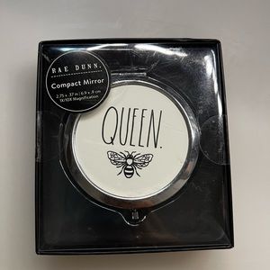 Rae Dunn “Queen” compact mirror